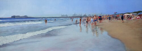 ORILLA CONCURRIDA van Joaquin Pardo, Schilderij te koop op Singulart