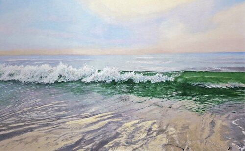 OLA ESMERALDA von Joaquin Pardo, Malerei kaufen auf Singulart