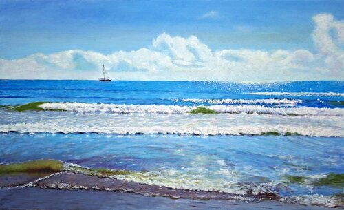 COMPÁS DE ESPUMA de Joaquin Pardo, Pintura a la venta en Singulart
