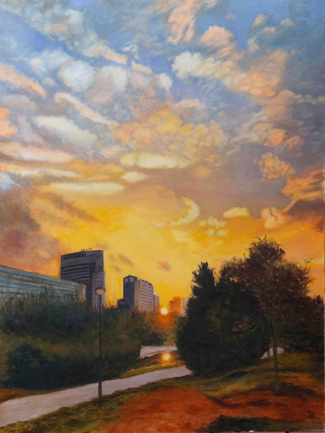 AMANECER EN EL JARDIN DEL TURIA Joaquin Pardo