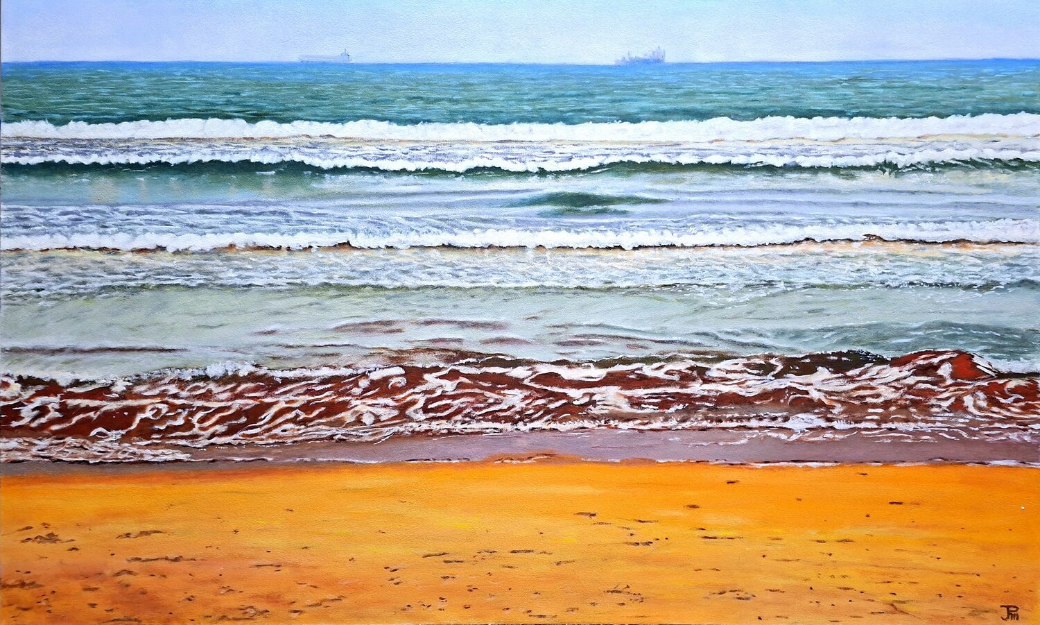 ORILLA ENCENDIDA Joaquin Pardo Origineel schilderij te koop
