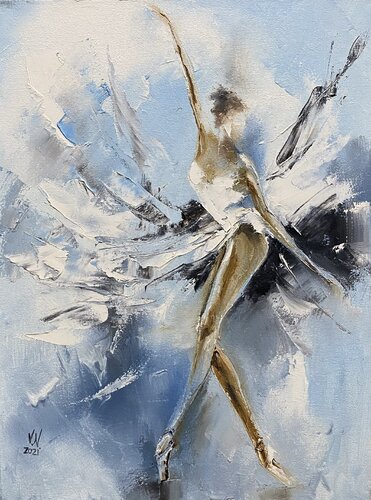 Ballerina 4 by Volodymyr (Vladimir) Nezdiimynoha (Nezdiymynoga), Painting for Sale on Singulart