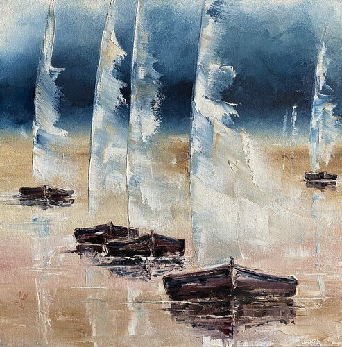 White sails 2 Volodymyr (Vladimir) Nezdiimynoha (Nezdiymynoga)