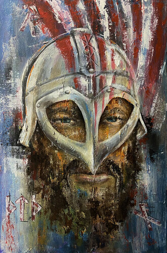 Viking par Volodymyr (Vladimir) Nezdiimynoha (Nezdiymynoga), Peinture en vente sur Singulart