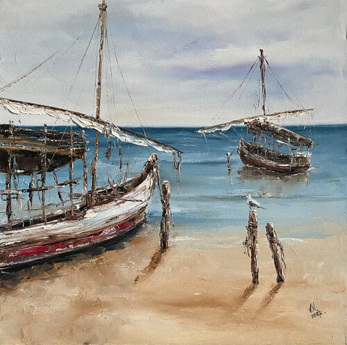 Fishing boats Volodymyr (Vladimir) Nezdiimynoha (Nezdiymynoga)