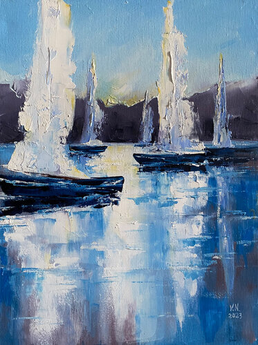 Regatta de Volodymyr (Vladimir) Nezdiimynoha (Nezdiymynoga), Pintura a la venta en Singulart