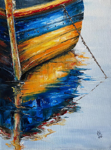 Reflection 2 di Volodymyr (Vladimir) Nezdiimynoha (Nezdiymynoga), Pittura in vendita su Singulart