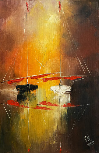 Sunset by Volodymyr (Vladimir) Nezdiimynoha (Nezdiymynoga), 회화 for Sale on Singulart