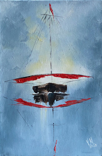 Boat 2 van Volodymyr (Vladimir) Nezdiimynoha (Nezdiymynoga), Schilderij te koop op Singulart