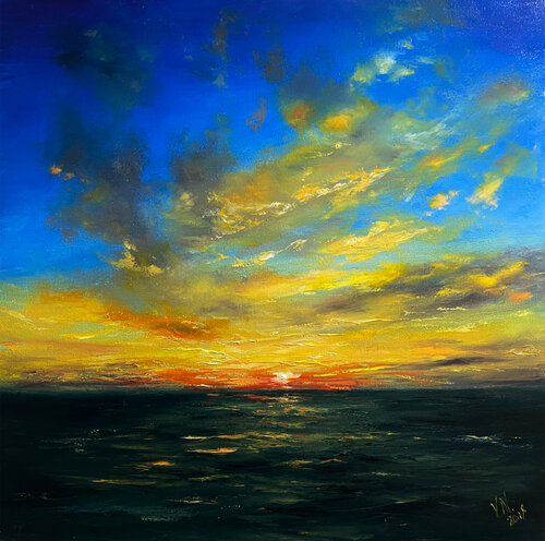 Sunset on the sea Volodymyr (Vladimir) Nezdiimynoha (Nezdiymynoga)
