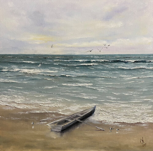 On the sea coast Volodymyr (Vladimir) Nezdiimynoha (Nezdiymynoga)