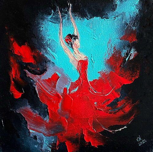 Flamenco 8 by Volodymyr (Vladimir) Nezdiimynoha (Nezdiymynoga), Painting for Sale on Singulart