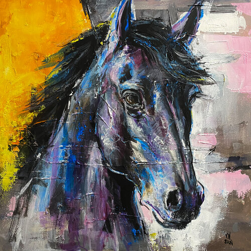 Horse 2 by Volodymyr (Vladimir) Nezdiimynoha (Nezdiymynoga), 絵画 for Sale on Singulart