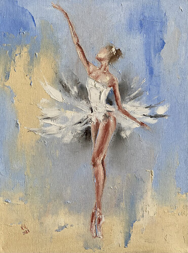 Ballerina 31 by Volodymyr (Vladimir) Nezdiimynoha (Nezdiymynoga), Painting for Sale on Singulart