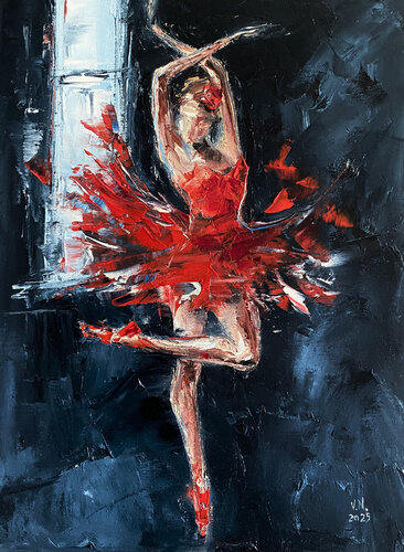 Ballerina 36 par Volodymyr (Vladimir) Nezdiimynoha (Nezdiymynoga), Peinture en vente sur Singulart