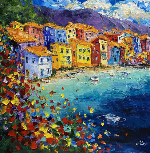 Mediterranean coast by Volodymyr (Vladimir) Nezdiimynoha (Nezdiymynoga), Painting for Sale on Singulart