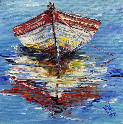 Boat 10 von Volodymyr (Vladimir) Nezdiimynoha (Nezdiymynoga), Malerei kaufen auf Singulart