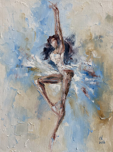 Ballerina 39 par Volodymyr (Vladimir) Nezdiimynoha (Nezdiymynoga), Peinture en vente sur Singulart