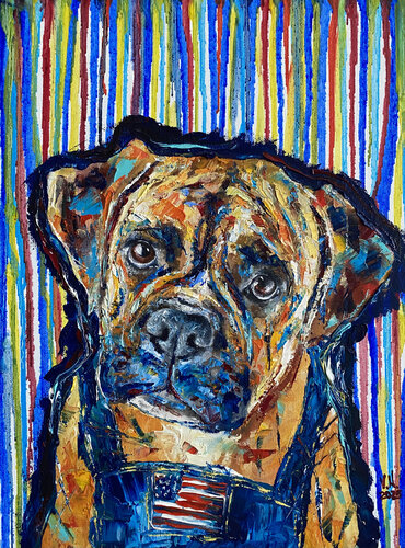 The Boxer de Volodymyr (Vladimir) Nezdiimynoha (Nezdiymynoga), Pintura a la venta en Singulart