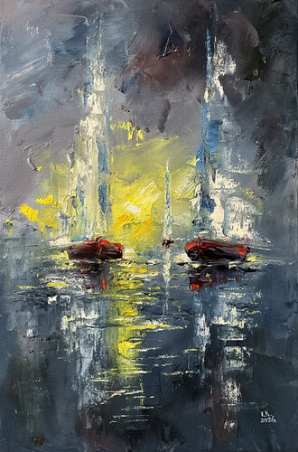 Dawn by Volodymyr (Vladimir) Nezdiimynoha (Nezdiymynoga), Painting for Sale on Singulart