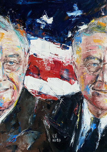 Franklin Roosevelt de Volodymyr (Vladimir) Nezdiimynoha (Nezdiymynoga), Pintura a la venta en Singulart