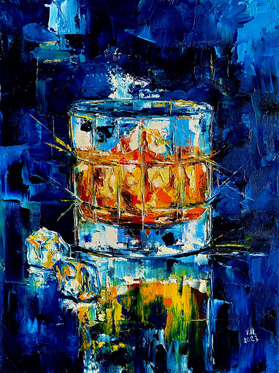 Whiskey with ice 2 Volodymyr (Vladimir) Nezdiimynoha (Nezdiymynoga)