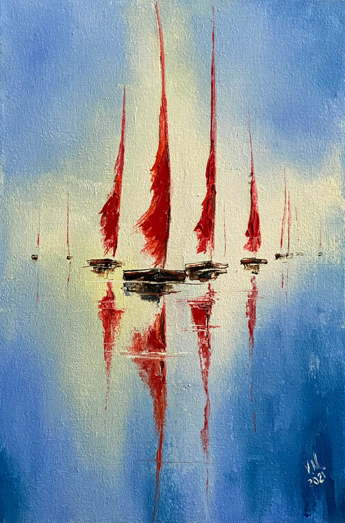 Red sails 11 Volodymyr (Vladimir) Nezdiimynoha (Nezdiymynoga)