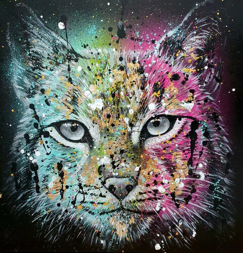 Lynx no II von Rosie Tretter, Malerei kaufen auf Singulart