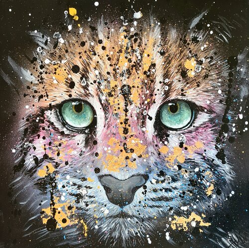 Pardofelis von Rosie Tretter, Malerei kaufen auf Singulart
