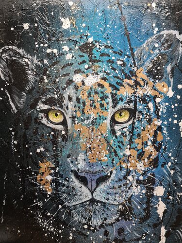 Panthera Pardus no II von Rosie Tretter, Malerei kaufen auf Singulart