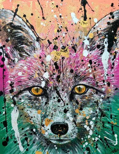 Fox di Rosie Tretter, Pittura in vendita su Singulart