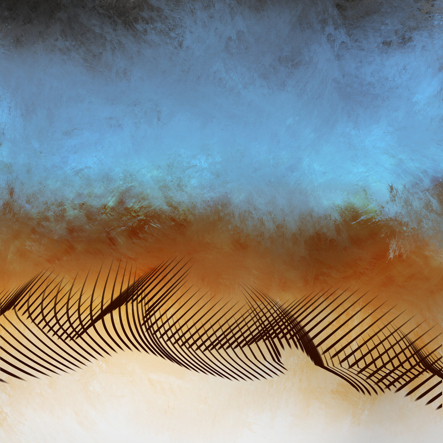 "Donde respira el horizonte" - Pintura digital Salva Nebot Digital zu verkaufen