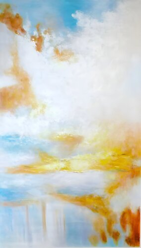 Mediterran Pastell van Floria Rey, Schilderij te koop op Singulart