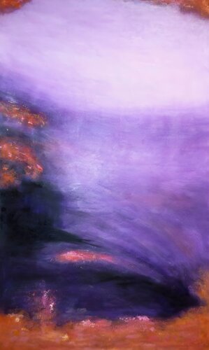 Lavender Touch van Floria Rey, Schilderij te koop op Singulart