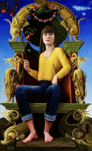 Frida as Caliope von Ulrika Westerberg, Malerei kaufen auf Singulart
