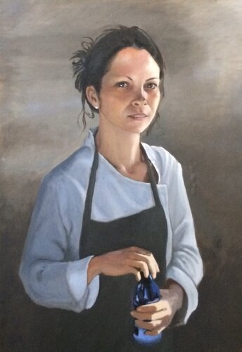 The girl in the Cantine von Ulrika Westerberg, Malerei kaufen auf Singulart