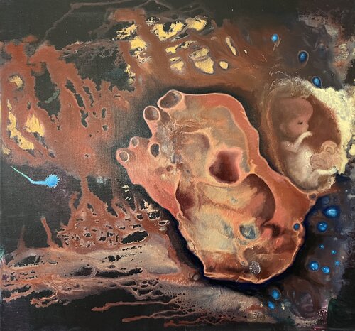 Aleatorical announciation von Ulrika Westerberg, Malerei kaufen auf Singulart