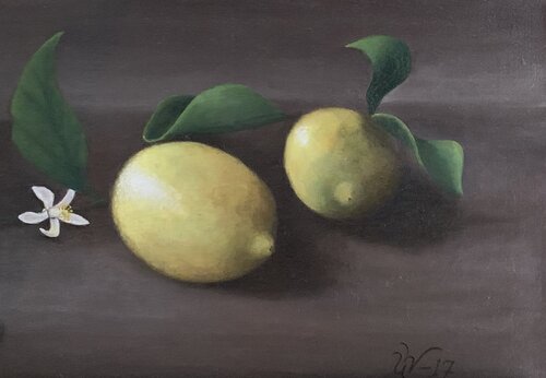 Lemons von Ulrika Westerberg, Malerei kaufen auf Singulart