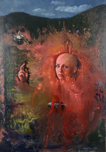 Salvatora mundi van Ulrika Westerberg, Schilderij te koop op Singulart