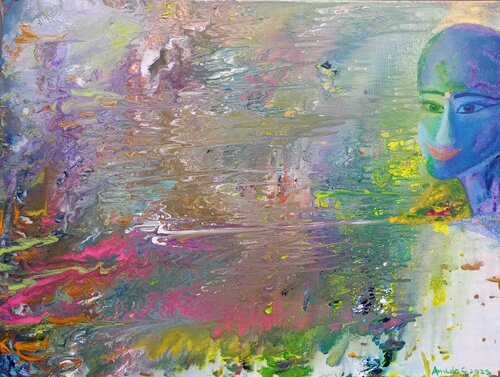 Fluid reality par Amida G., Peinture en vente sur Singulart