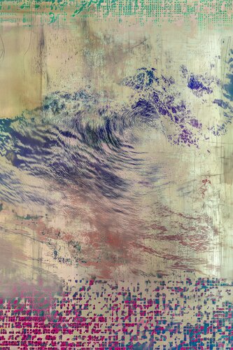 Bar code tsunami de Jorge Omeñaca, Digital a la venta en Singulart