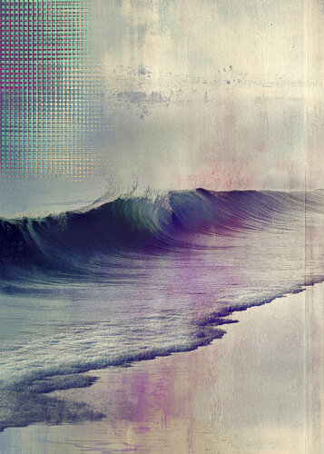 The sea coming in the rainbow by Jorge Omeñaca, 사진 for Sale on Singulart