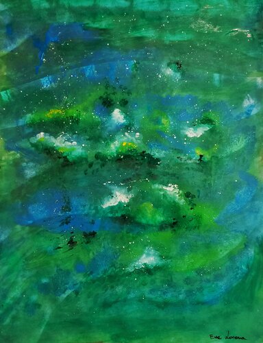 Vanished in The Green von Eve Lorena Pimentel, Malerei kaufen auf Singulart