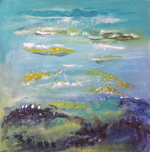 Abstract Land van Eve Lorena Pimentel, Schilderij te koop op Singulart