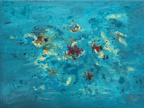 Anemone van Eve Lorena Pimentel, Schilderij te koop op Singulart