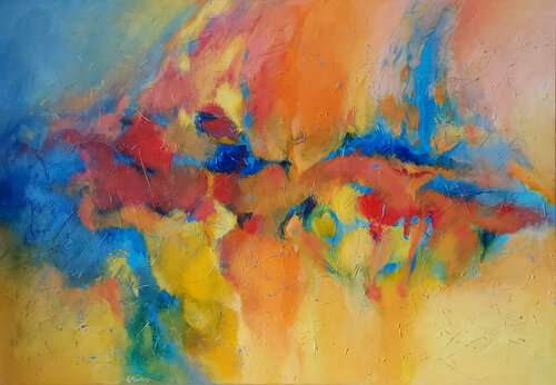 Sommerzeit van Ewa Martens, Schilderij te koop op Singulart