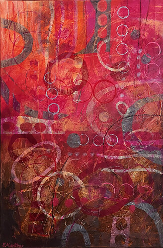 Ein Herz Eine Seele II by Ewa Martens, Painting for Sale on Singulart