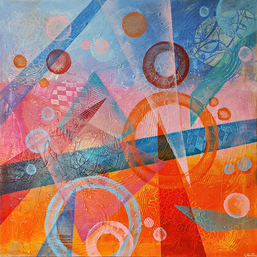 Sunset di Ewa Martens, Pittura in vendita su Singulart
