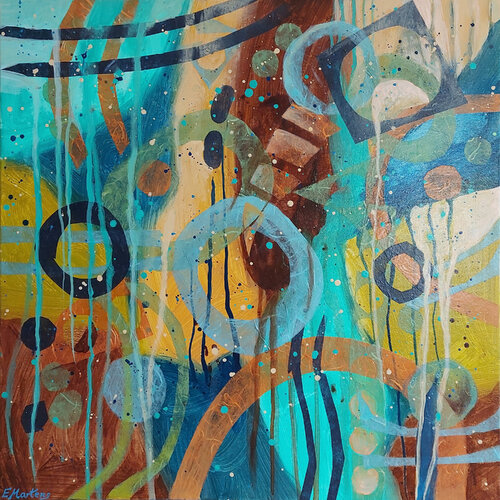 Himmlische Melodie VI von Ewa Martens, Malerei kaufen auf Singulart