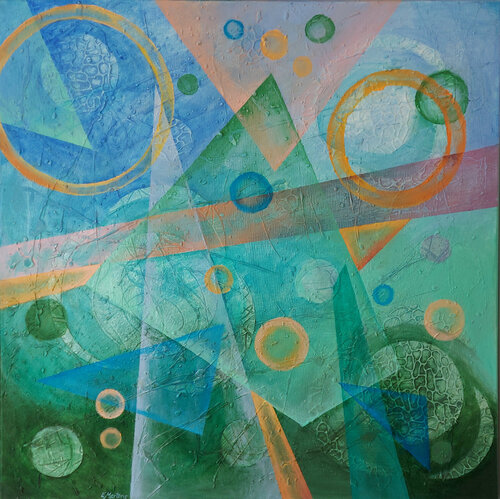 Ende Der Eiszeit van Ewa Martens, Schilderij te koop op Singulart
